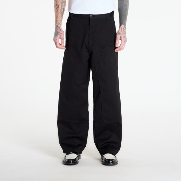 Kalhoty Carhartt WIP Brady Double Knee Chino Pant Black XS