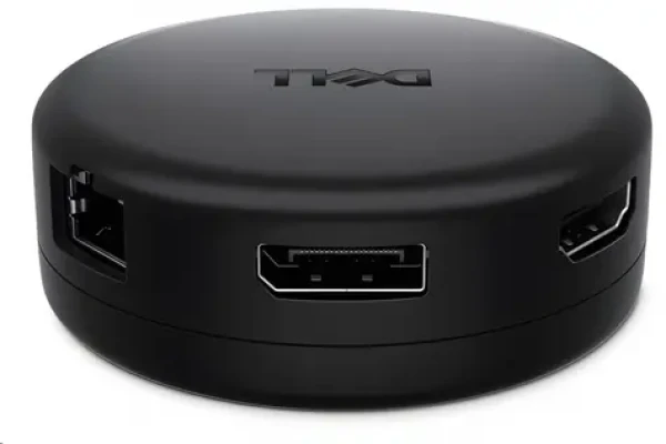 DELL Pre USB-C Travel Hub DA326 / Dokovacia stanica / 2× USB-C / 2× USB-A / HDMI 2.1 / DP 1.4 / RJ-45 2.5GbE / 100W PD (DA326-BK-EMEA)