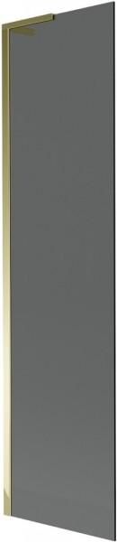 MEXEN/S - Next L vaňová zástena FIX 50 x 150, grafit, zlatá 895-050-000-03-40-50