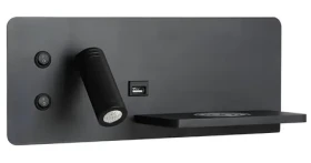 Immax LED Be PREPARE 4v1 čierna pravá / Nabíjacia stanica / LED svietidlo / Qi bezdrôtové nabíjanie / USB (08287L)