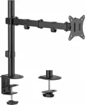 Maclean MC-753N čierna / Stolný držiak monitora / 17-32" / VESA 75x75-100x100 / nosnosť 9 kg / náklápací (MC-753N)