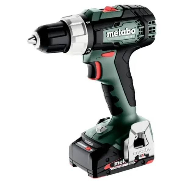 Metabo BS 18 L / Aku Vŕtací skrutkovač / 18V / 13mm skľučovadlo / 1850 ot-min / 26 Nm / 2x 2Ah (614051500)
