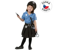 MaDe Šaty na karneval - policajtka, 92-104cm