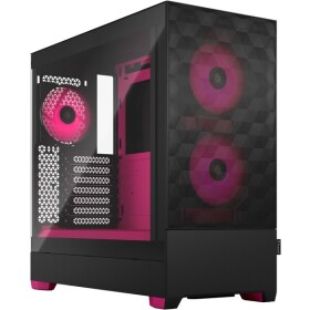 Fractal Design Pop Air RGB Magenta Core TG Clear čierna / ATX / 3x 120mm RGB / 2x USB 3.0 / priehľadná bočnica / bez zdroj (FD-C-POR1A-03)