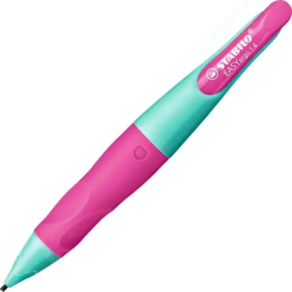 STABILO® EASYergo 1.4 tyrkysová/neónová ružová - vr. 3 náhradných tuh (151730)