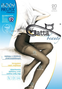 BODY model 2636123 Dámské punčochové kalhoty, 20 DEN nero 4L - Gatta