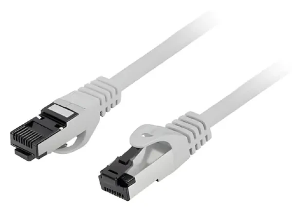 Lanberg CAT8.1 S/FTP 5m šedá / Patch kábel / LSZH / RJ-45 / 40 Gbit/s / 2000 MHz (PCF8-10CU-0500-S)