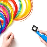 Kruzzel PLA 3D vlákna - filament - VEĽKÁ SADA 30 x 10 m celkom 300 m 19877