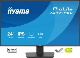 23.8" IIYAMA ProLite X2497HSU-B1 čierna / LED / IPS / 1920 x 1080 / 16:9 / 4 ms / 1500:1 / 350cd-m2 / VESA (X2497HSU-B1)