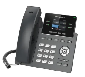 Grandstream GRP2612 / VoIP telefón / 2x SIP účet / 2,4 "TFT displej / 16 BLF tlačidiel / 100 Mbps LAN (GRP2612)