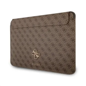 Guess PU 4G Metal Logo Computer Sleeve 13" hnedá (3666339005382)