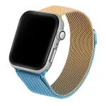 Beline Steel modro-zlatá / Opasok pre Apple Watch / 38/40/41 mm / Nerezová oceľ / magnetické zapínanie