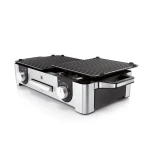 WMF Lono MASTER GRILL 04.1528.0011 strieborná / Stolný gril / 2400W / plocha 28 x 50 cm (04.1528.0011)