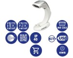 Datalogic Heron HD3430 Kit2-USB biela / snímač 2D čiarových kódov / RS-232 / KWB / USB / biela (HD3430-WHK1B)