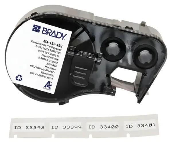 BRADY FreezerBondz etikety pre M410/BMP41/M510/BMP51/BMP53/M511 / Etikety / Samolepiace (M4-130-492)