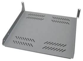 Xtendlan 400mm šedá / Polica / univerzálna / 2U / nosnosť 45 kg (CPOLIC2U40-G)