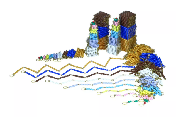 Moyo Montessori Moyo Montessori Kompletný perlový materiál