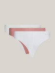 Dámske 3Pack BRAZILIAN UW0UW03871 0R2 white/st.béžová/ružová - Tommy Hilfiger M