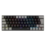 White Shark GK-002121V2 WAKIZASHI 2 čierno-šedá / herná mechanická klávesnica / US layout / modré spínače / USB / LED (WAKIZASHI-2-US-B-G-B)
