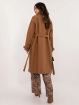 Dámsky kabát TW EN BI 2209.71P Brown camel - Och Bella L velbloudí