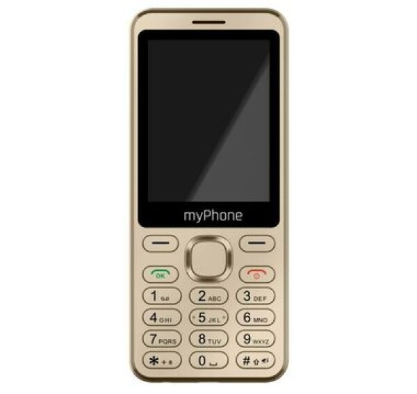 MyPhone Maestro 2 zlatá / 2.8 LCD / FM / Bluetooth / microSD / Dual SIM (TELMYMAESTRO2GO)