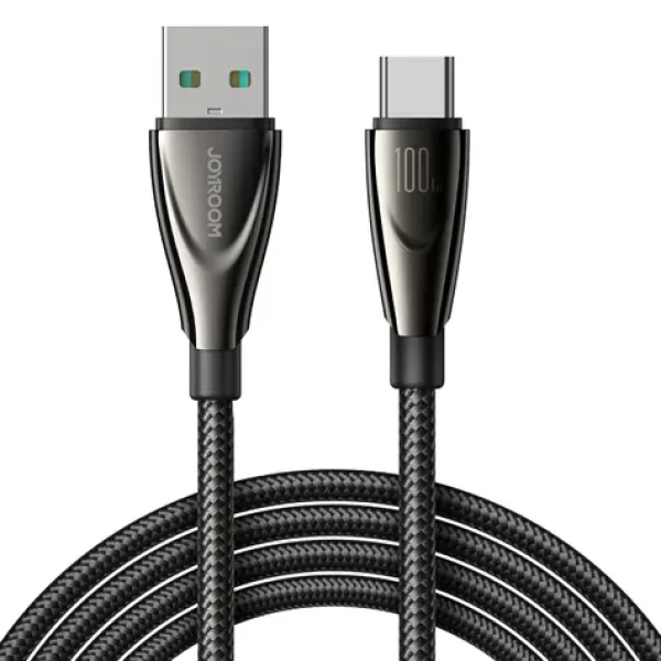 Joyroom SA31-AC6 Pioneer Series Nabíjací kábel USB-A(M) - USB-C(M) 100W 1.2m čierna (6956116759483)
