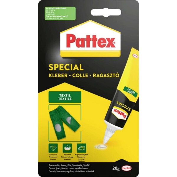 Pattex TEXTIL speciálne lepidlo PXST1 20 g; PXST1