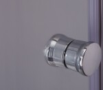 H K - Sprchové dvere PURE 80 jednokrídlové 76-81 x 190, číre sklo PURED180