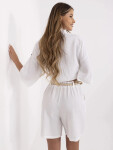 Dámske šortky MI SN 6620.72P white - F.Moda one size