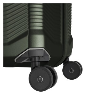 Stredný škrupinový kufor Travelite Millennium M Pine Green