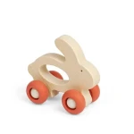 Bigjigs Toys Zvieratko na kolieskach Králiček