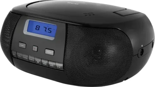 ECG CDR 500 čierna / Rádiomagnetofón / FM PLL CD / AUX-in (150100764958)