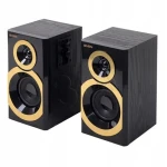 Sven SPS-619 Čierna-zlatá / Reproduktor / 2.0 / 2-pásmový / 20W / 3.5 mm jack (MULSVNGLO0012)