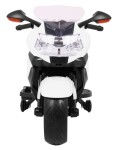 Mamido Detská elektrická motorka BMW K1300S biela