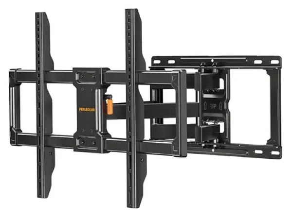 Perlegear PGLF12- EU / Držiak pre TV / 42-82" / VESA 200x100-600x400 mm / nosnosť 60 kg / naklápací a otočný (PGLF12-EU)
