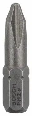 BOSCH 2607001511 / Skrutkovací bit zvlášť tvrdý Extra-Hart / PH2 / 25 mm / 3 ks (2607001511)