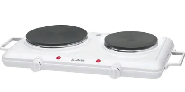 Bomann DKP 5028 CB biela / dvojplatničkový varič / 2500 W (4004470502800)