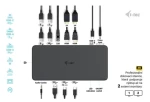 I-TEC USB 3.0/USB-C/Thunderbolt 3 Dual 4K Docking Station Gen 2 Pro / Dokovacia stanica / 2x DisplayPort + 2x HDMI (CADUAL4KDOCKPD2)