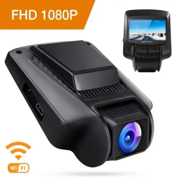 Apeman C580 čierna / autokamera / 1080p FHD / 2.45 "LCD displej / WDR / G-senzor / detekcia pohybu / uhol záberu 170 ° (C580)