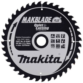 Makita MAKBLADE B-32487 tvrdokovový pílový kotúč 260 x 30 x 1.8 mm Počet zubov (na palec): 40 1 ks; B-32487