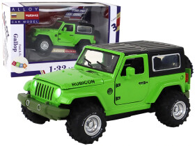 Mamido Terénne auto s frikčným pohonom na batérie kovové zelené 1:32