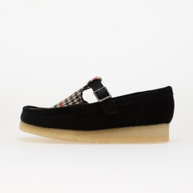 Tenisky Clarks Originals Wallabee T Bar Black Tweed Comb EUR 37