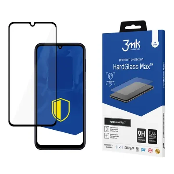 3mk HardGlass Max čierna / Tvrdené sklo pre Samsung Galaxy M34 5G / Full Coverage / Vystužené