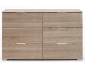 Zásuvková komoda Easy Plus, 130 cm, dub sonoma%