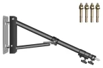 Neewer ST-WM130 / Nástenné rameno / kov / 80-130 cm / nosnosť 3 kg / závit 1/4" a 3/8" (ST-WM130)