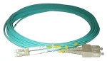 Xtendlan LC-SC 5m / Optický patch kábel / Multimode 50/125 OM3 / Duplex / LS0H (FOP-LCSC-D-5-50-OM3)