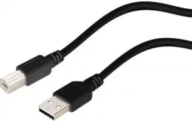 Speed Link USB kábel AB čierna / Kábel / USB 2.0 / 3 m