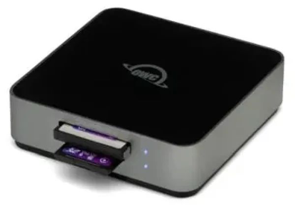 OWC Atlas Čítačka kariet hliníková / externá / USB-C 3.2 Gen 2 / CFexpress, SD, SDHC, SDXC (CFF-1020-BK)