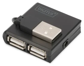 Digitus USB 2.0 / Hub / 4 porty / čierna (DA-70217)
