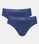SLOGGI MEN EVER EASE - 2× mäkké bavlnené nohavičky s technológiou HeiQ Smart Temp Sloggi DEEP COBALT L